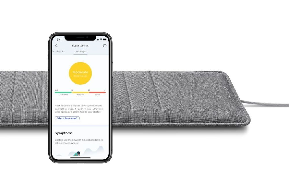 Withings Sleep Analyzer matrac alá helyezhető alvásfigyelő