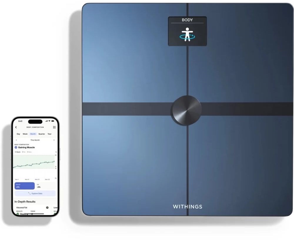 Withings Body Smart All-Inter fekete személymérleg