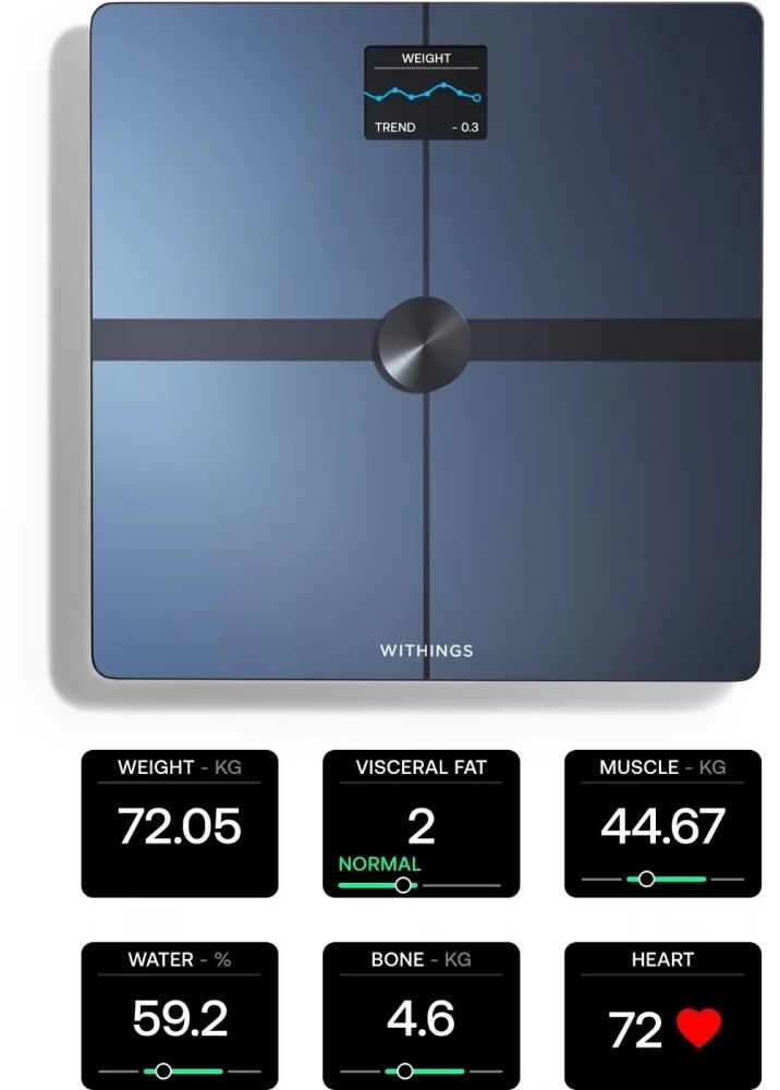 Withings Body Smart All-Inter fekete személymérleg