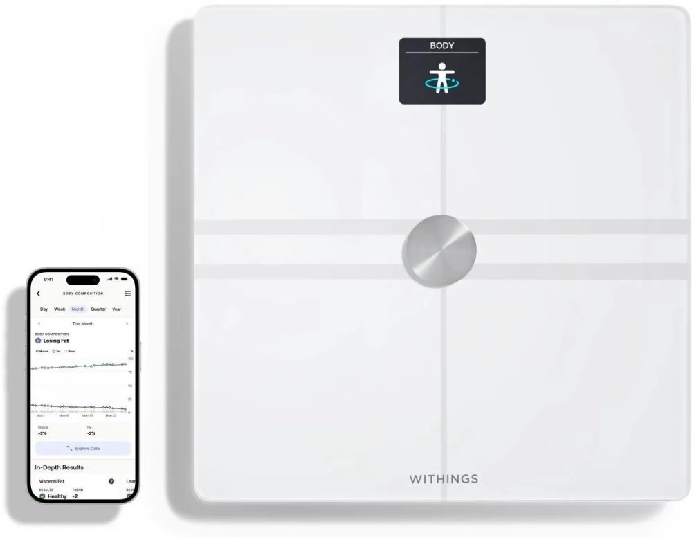Withings Body Comp Wi-Fi fehér személymérleg