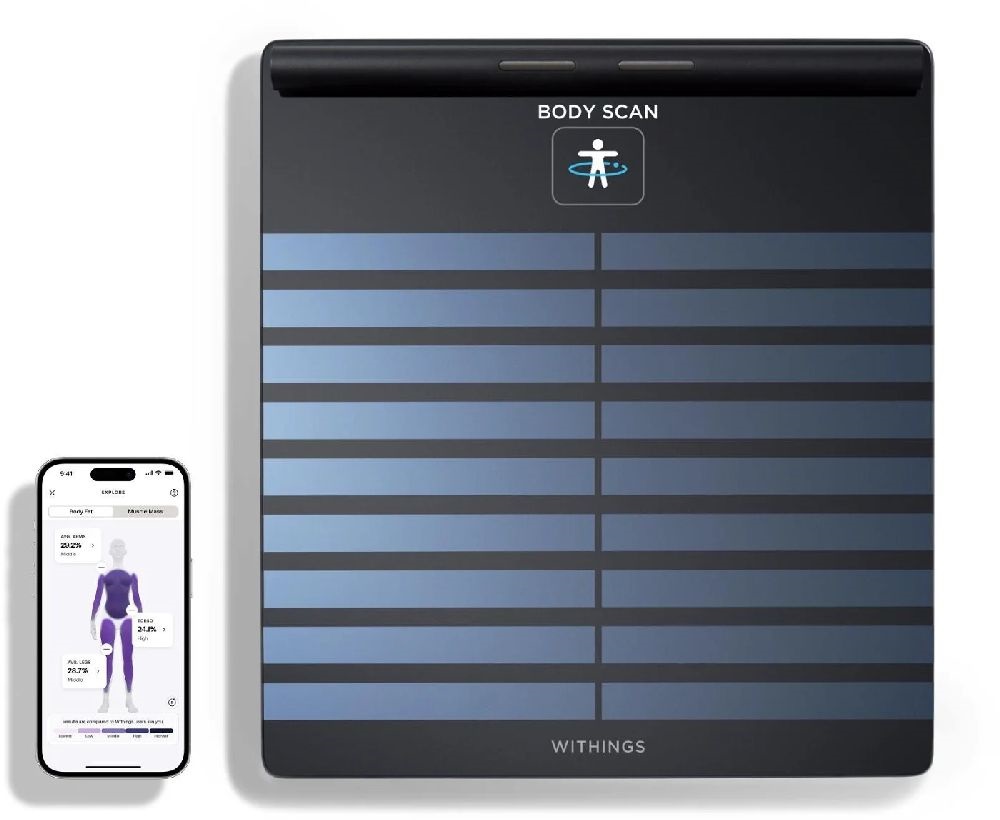 Withings Body Scan fekete személymérleg