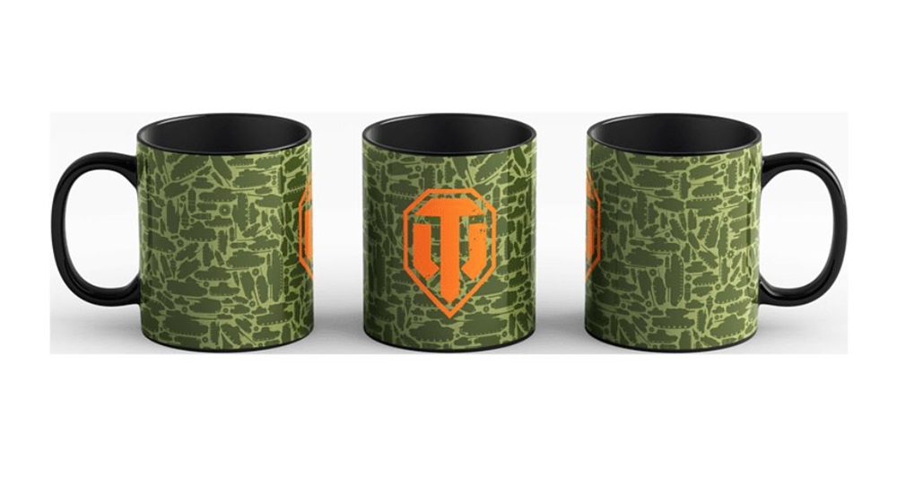 World of Tanks "Pattern" hőre változó bögre