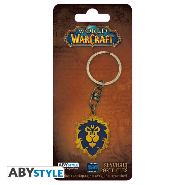 World of Warcraft Alliance fém kulcstartó