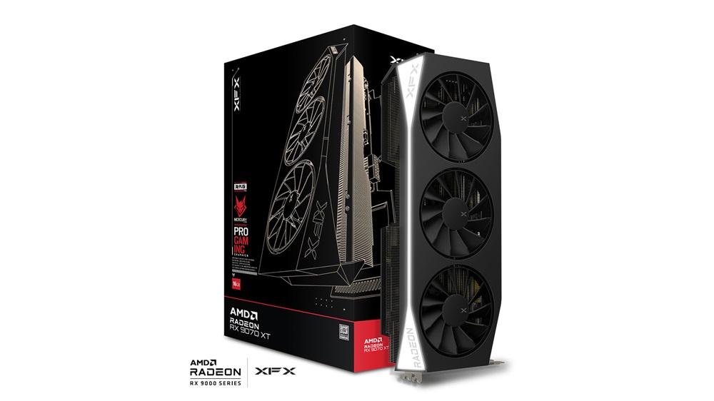 XFX Mercury AMD Radeon RX 9070XT Gaming Edition videókártya