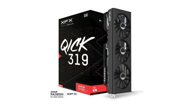 XFX Speedster QICK 319 RX 7800 XT Core Edition AMD 16GB GDDR6 256bit PCIe videókártya