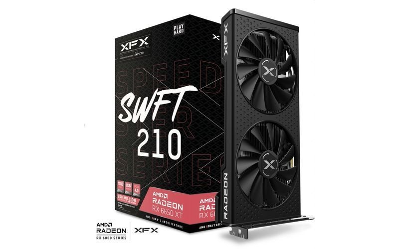 XFX Speedster SWFT 210 RX 6650 XT Core Gaming AMD 8GB GDDR6 128bit PCIe videókártya