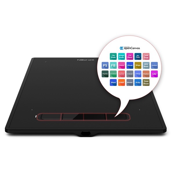 XP-PEN Star G960S Plus (9"x6", 5080 LPI, PS 8192, 230 RPS, 4 gomb, USB) grafikus tábla
