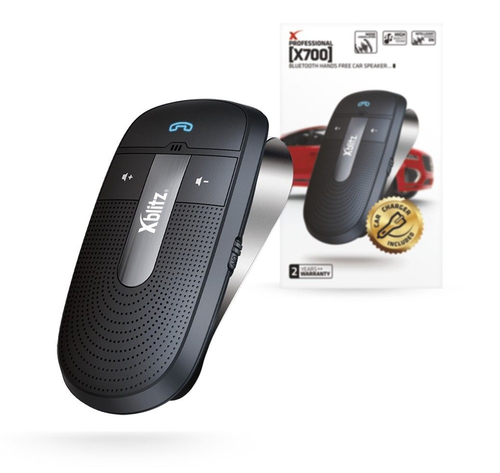 Xblitz X700 univerzális fekete Bluetooth telefon kihangosító