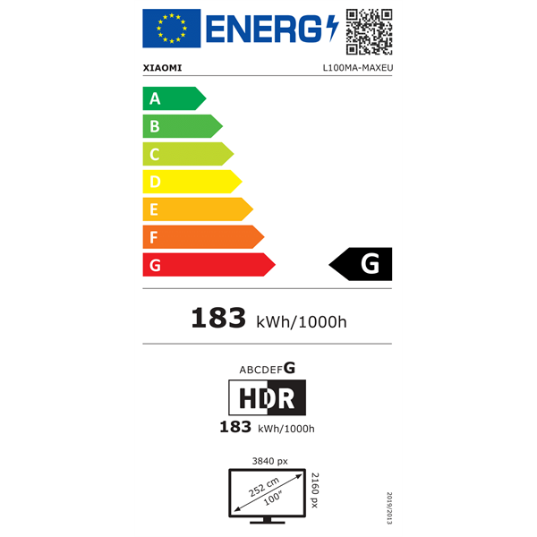 Xiaomi 100" Max 2025 4K UHD Smart QLED TV