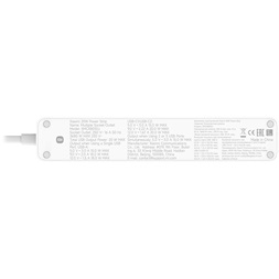 Xiaomi 20W Power Strip (2C1A) EU 1,4m kapcsolós fehér elosztó