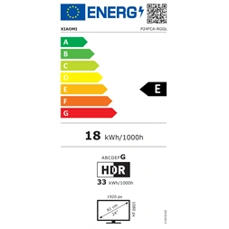 Xiaomi 24" ELA5625EU G24i EU FHD IPS 180Hz DP/HDMI gamer monitor