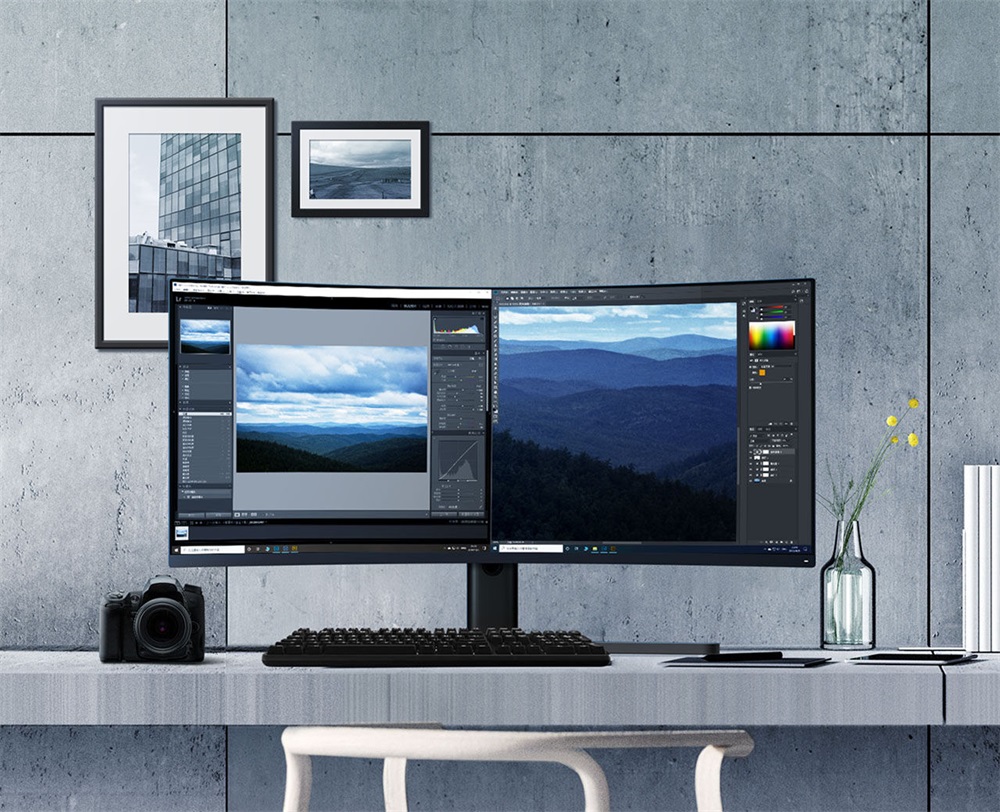 Xiaomi 34" BHR5133GL Mi Curved WQHD 144Hz ívelt kijelzős gamer monitor