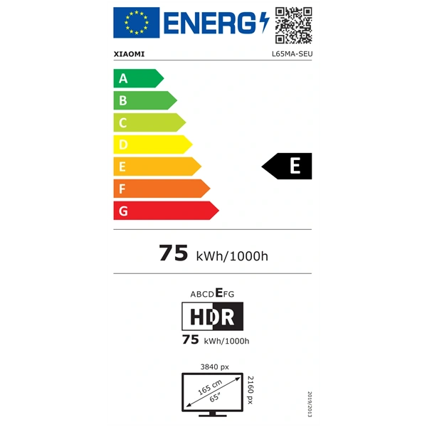Xiaomi 65" ELA5485EU A PRO 2025 4K UHD Smart QLED TV (Újracsomagolt)