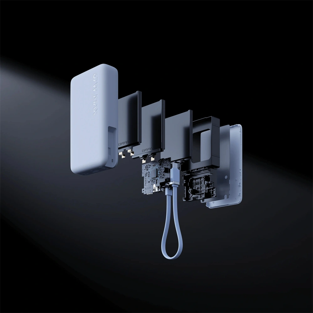 Xiaomi 67W 10000 (Integrated Cable) kék power bank