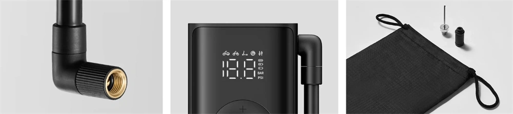 Xiaomi BHR08TYGL Mijia Compact Portable Electric Air Compressor hordozható pumpa