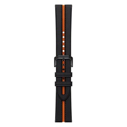 Xiaomi BHR7213GL Watch fekete-narancs bőr óraszíj