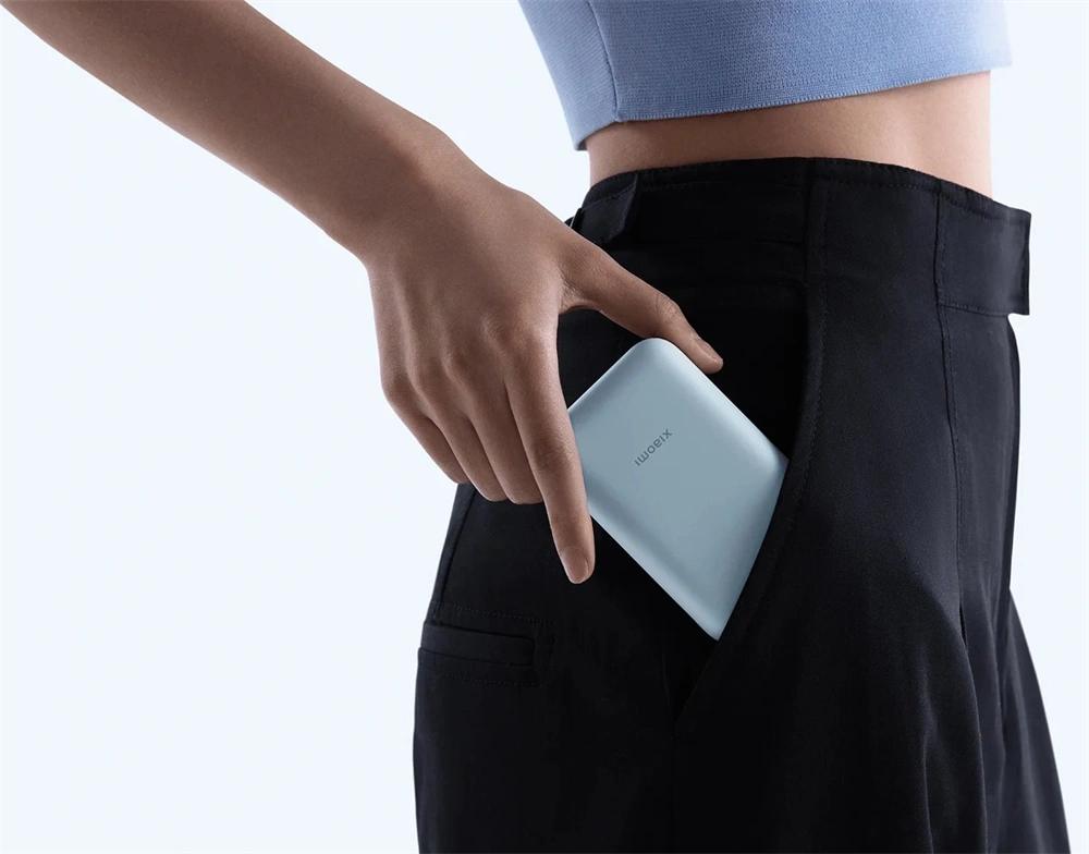 Xiaomi BHR9073GL 10000mAh (integrált kábel) kék power bank