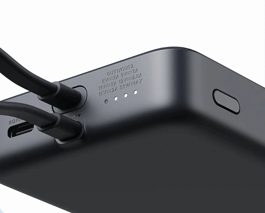 Xiaomi BHR9823GL 33W 10000mAh szürke mágneses power bank