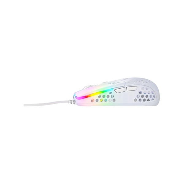 Xtrfy MZ1 Transparent optikai USB gaming egér fehér