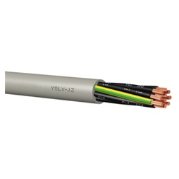 YSLY-OZ 300/500V 2 x 2,5 mm2  sodrott réz erű, csepegő olajálló vezérlőkábel