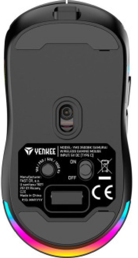Yenkee 45018706 YMS 3500BK SAMURAI WL gamer egér