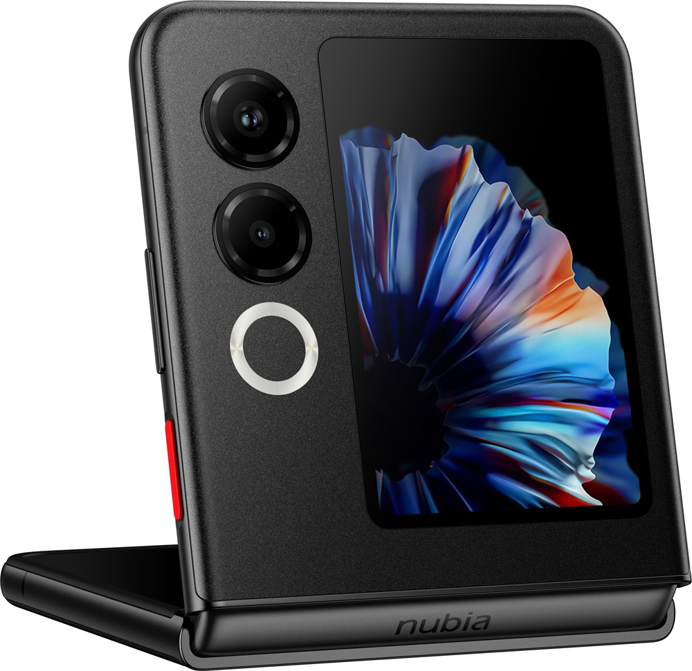 ZTE nubia Flip 2 6,9" 5G 8/256GB DualSIM fekete okostelefon