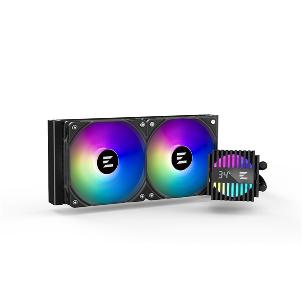 Zalman ALPHA2 A24 240mm fekete vízhűtéses processzor hűtő