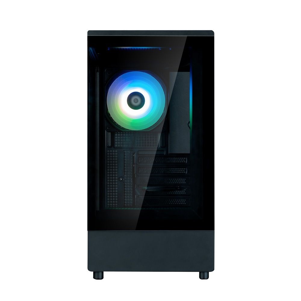 Zalman P10 Black fekete (táp nélküli) ablakos mATX ház