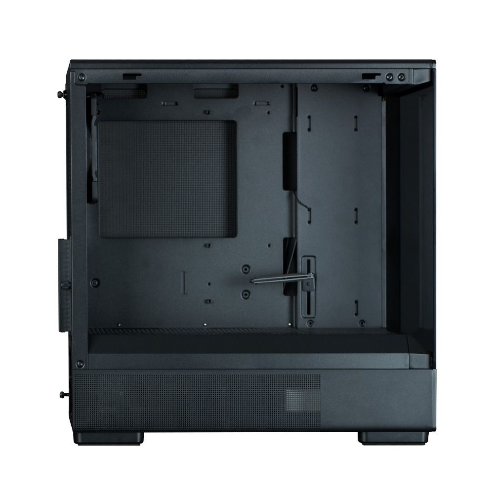 Zalman P10 Black fekete (táp nélküli) ablakos mATX ház