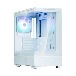 Zalman P10 White fehér (táp nélküli) ablakos mATX ház