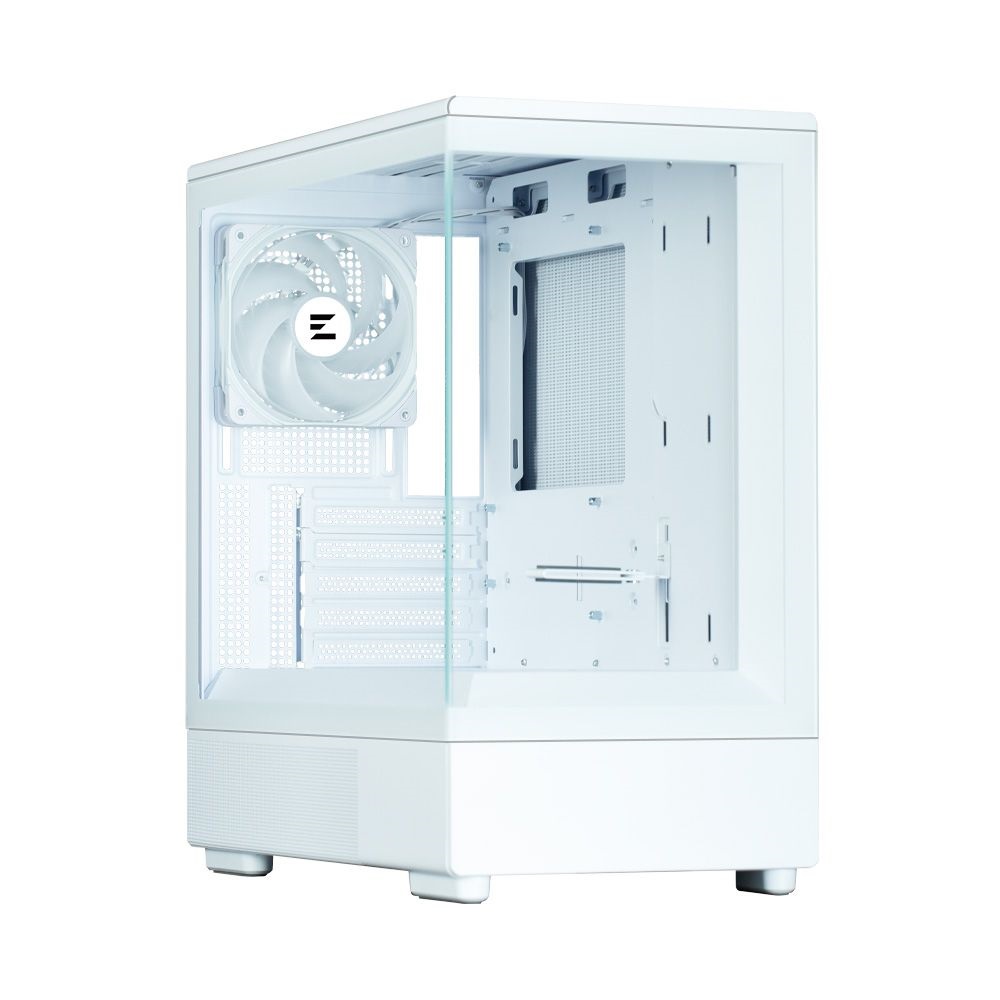 Zalman P10 White fehér (táp nélküli) ablakos mATX ház