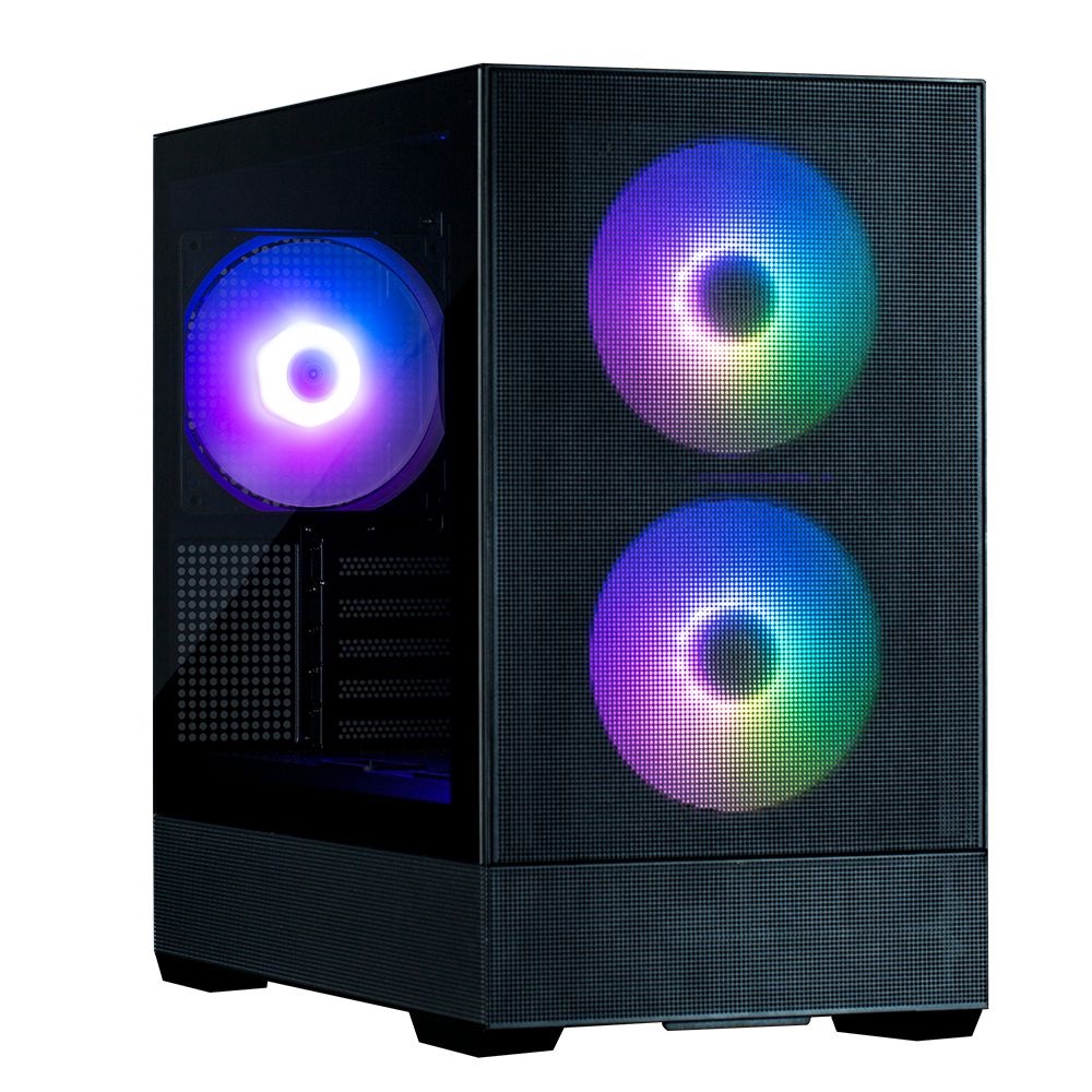 Zalman P30 Air Black fekete (táp nélküli) ablakos mATX ház