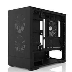 Zalman P30 Air Black fekete (táp nélküli) ablakos mATX ház