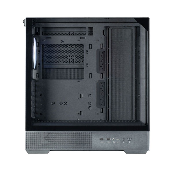 Zalman P40 Prism Black fekete (táp nélküli) ablakos ATX ház