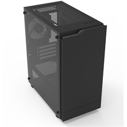 Zalman T4 PLUS Black fekete (táp nélküli) ablakos mATX ház