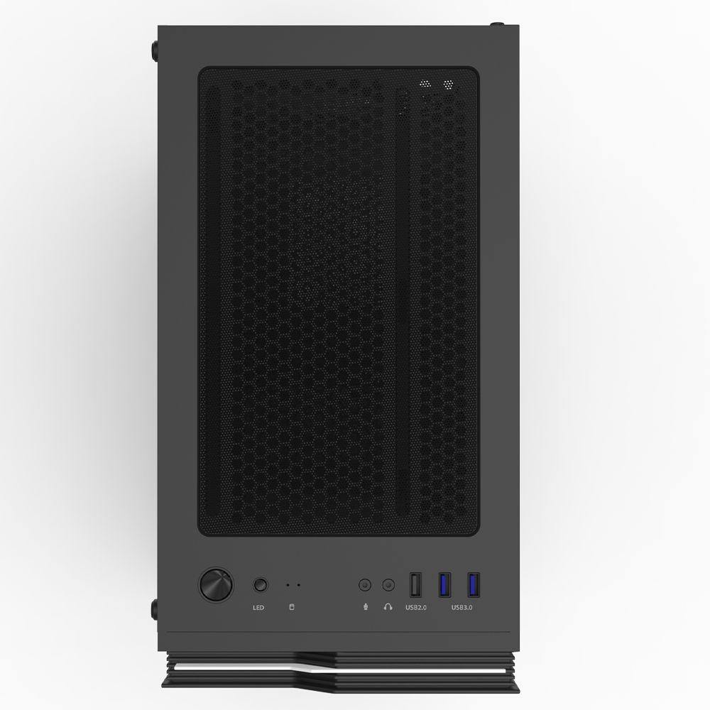 Zalman T4 PLUS Black fekete (táp nélküli) ablakos mATX ház