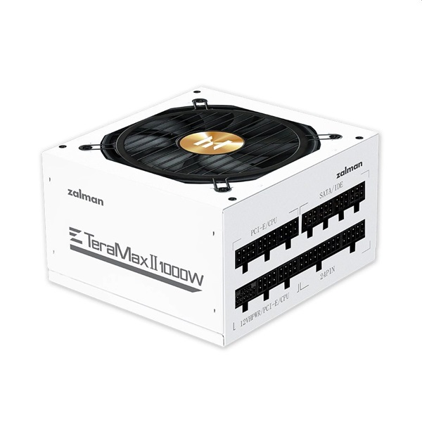 Zalman TeraMax II 1000W 80Plus Gold fehér tápegység