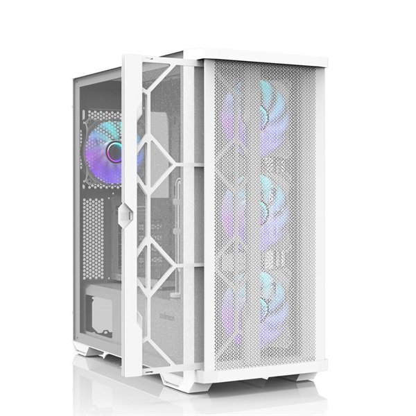 Zalman Z10 DUO fehér (táp nélküli) ablakos ATX ház