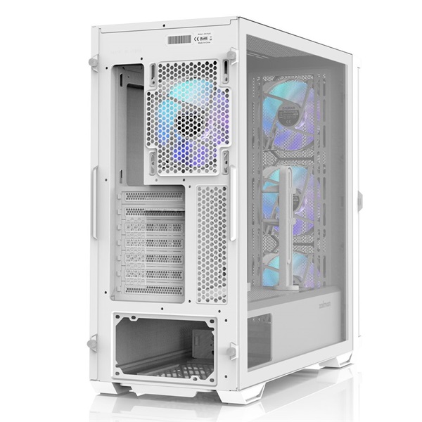 Zalman Z10 DUO fehér (táp nélküli) ablakos ATX ház