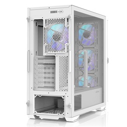 Zalman Z10 DUO fehér (táp nélküli) ablakos ATX ház