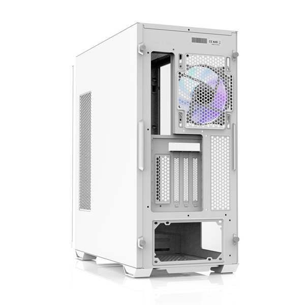 Zalman Z10 DUO fehér (táp nélküli) ablakos ATX ház