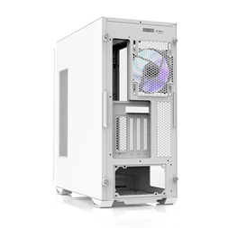 Zalman Z10 DUO fehér (táp nélküli) ablakos ATX ház