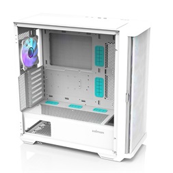 Zalman Z10 DUO fehér (táp nélküli) ablakos ATX ház