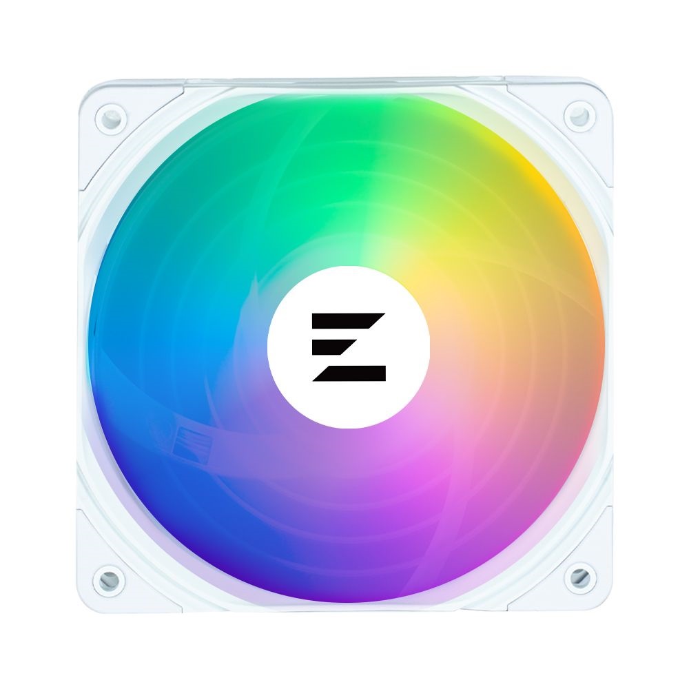 Zalman ZM-AF120 ARGB White 120mm PWM fehér ventilátor