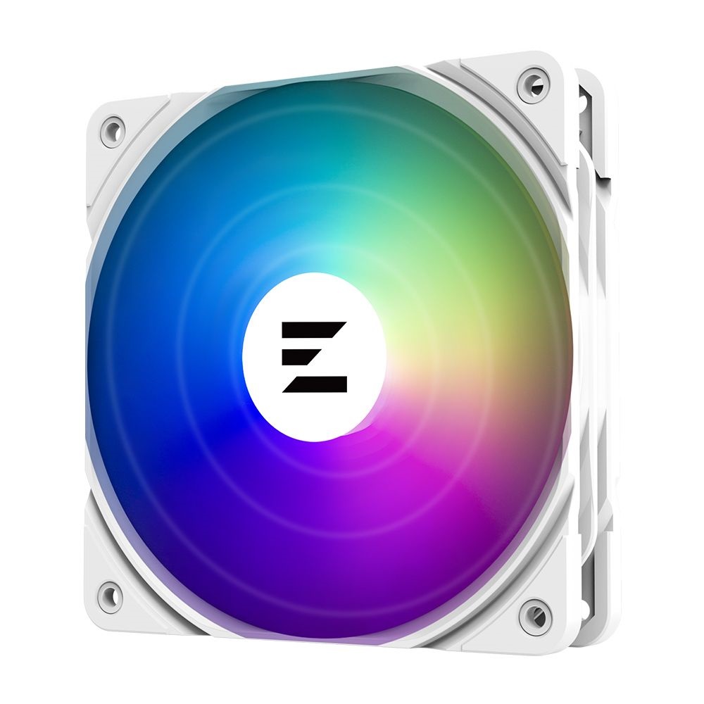 Zalman ZM-AF120 ARGB White 120mm PWM fehér ventilátor