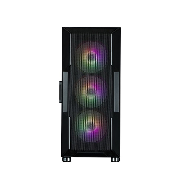 Zalman i3 Neo ARGB Black fekete (táp nélküli) ablakos ATX ház