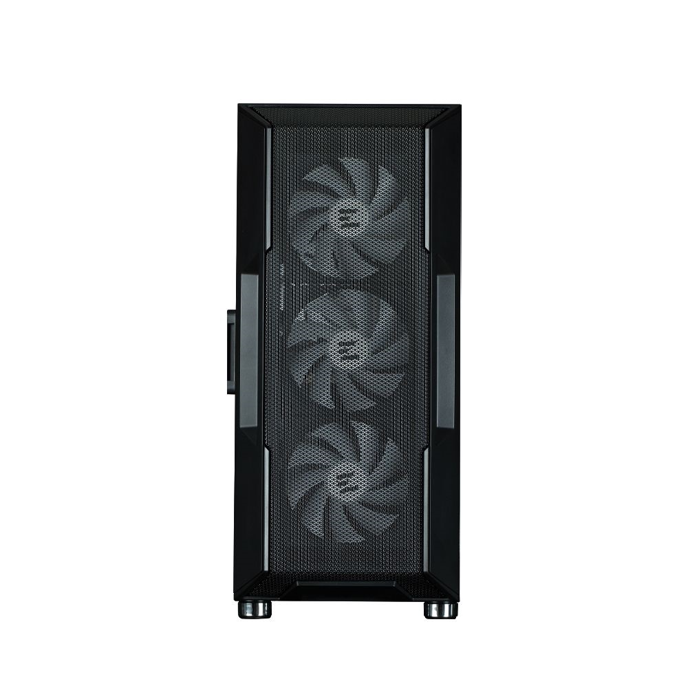 Zalman i3 Neo ARGB Black fekete (táp nélküli) ablakos ATX ház
