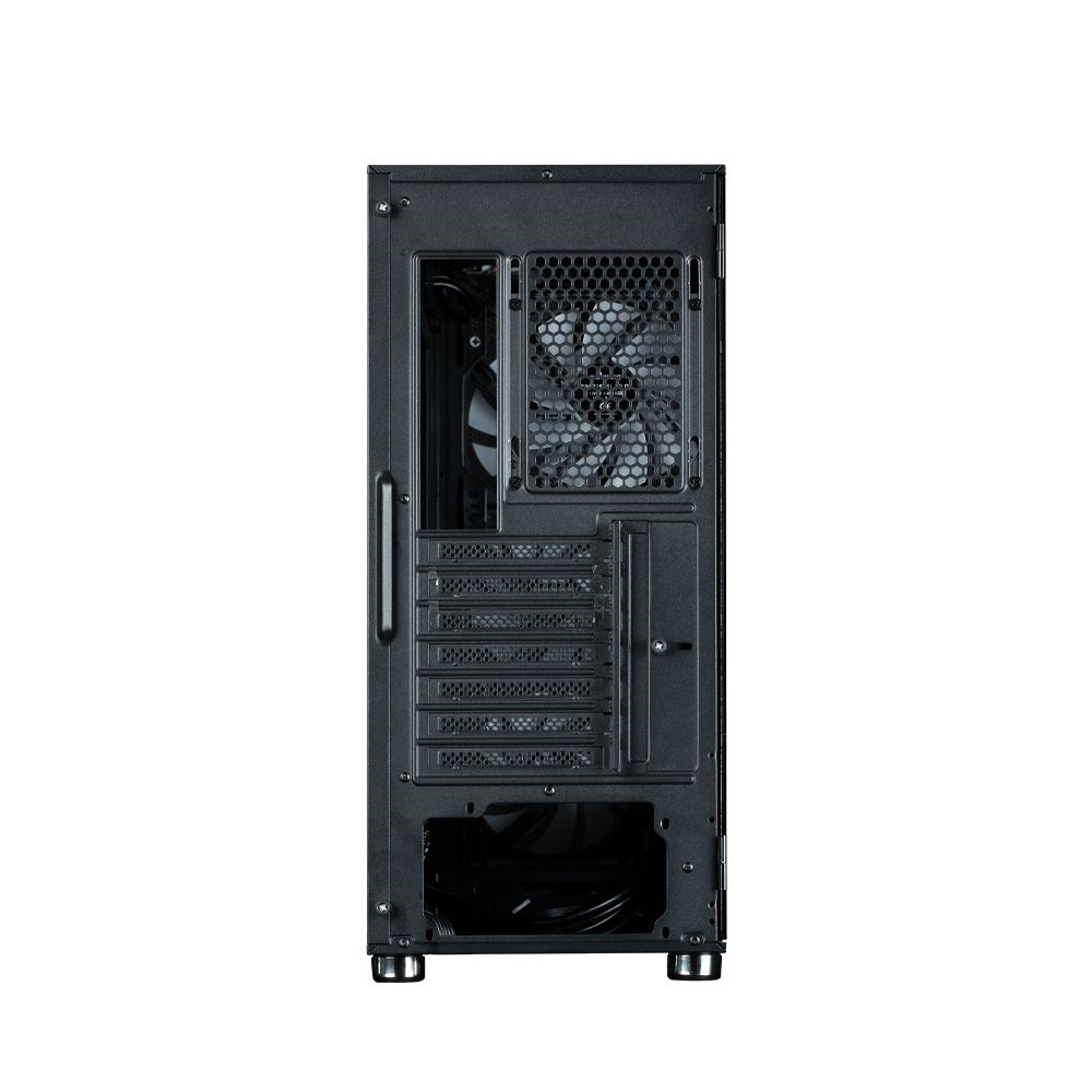 Zalman i3 Neo ARGB Black fekete (táp nélküli) ablakos ATX ház