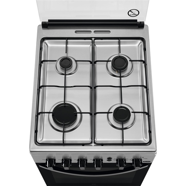 Zanussi ZCG512K1XA inox gáztűzhely