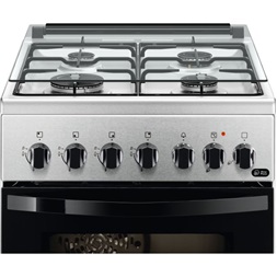 Zanussi ZCK552J1XA inox kombinált tűzhely (Újszerű)